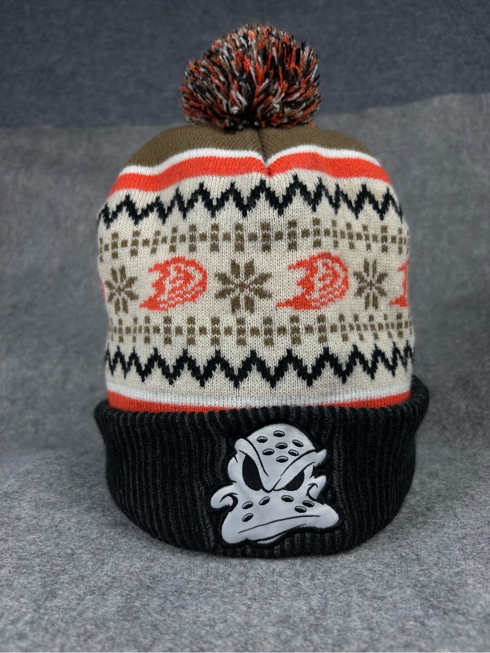 Anaheim Ducks Chick-fil-A SoCal Sixth Man Pom Beanie OS